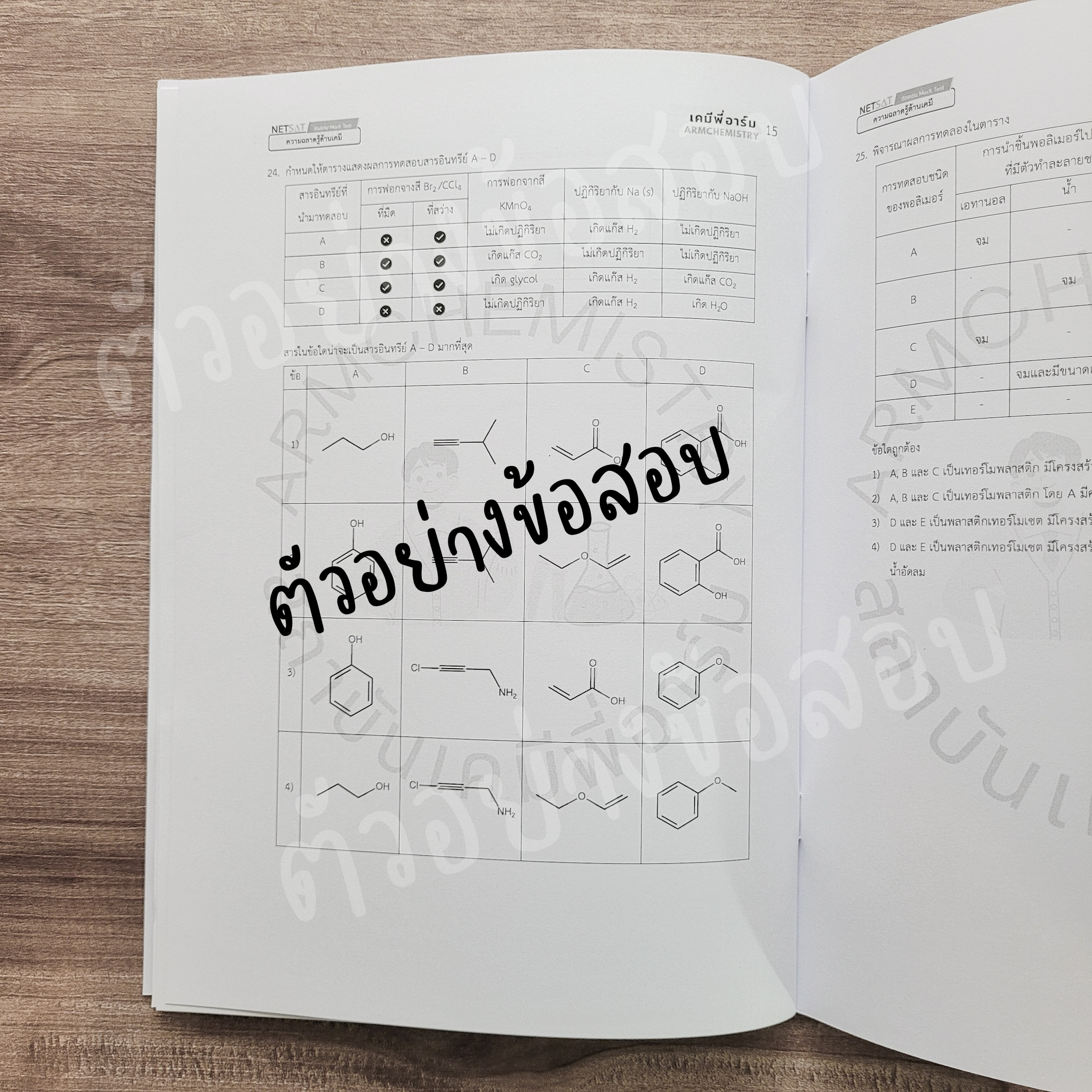 ตัวอย่างเฉลยละเอียด Mock Test NETSAT 6